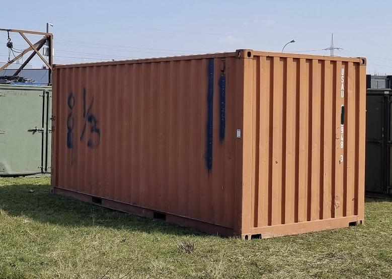 Container maritime 20 pieds (6m) d'occasion, Bricolage & Construction, Conteneurs, Envoi