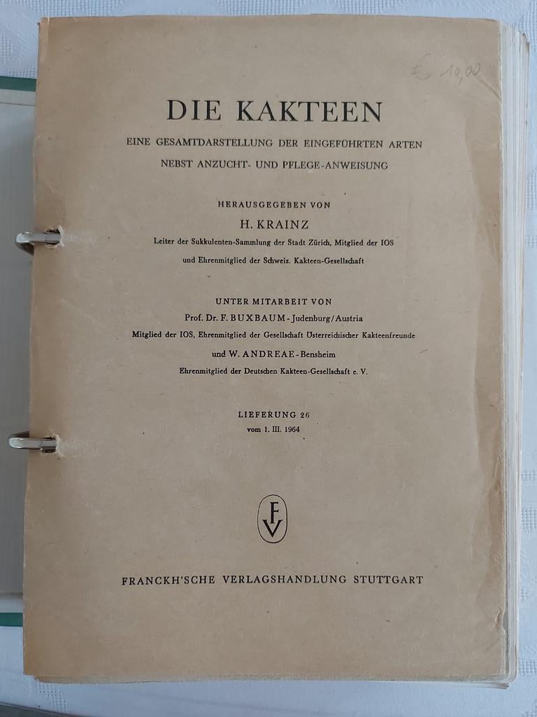 Die Kakteen, Antiek en Kunst, Ophalen of Verzenden