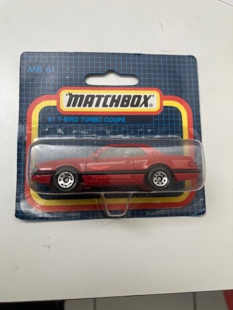 Matchbox T-Bird Ford Coupé Rood MIB ongeopend, Ophalen of Verzenden