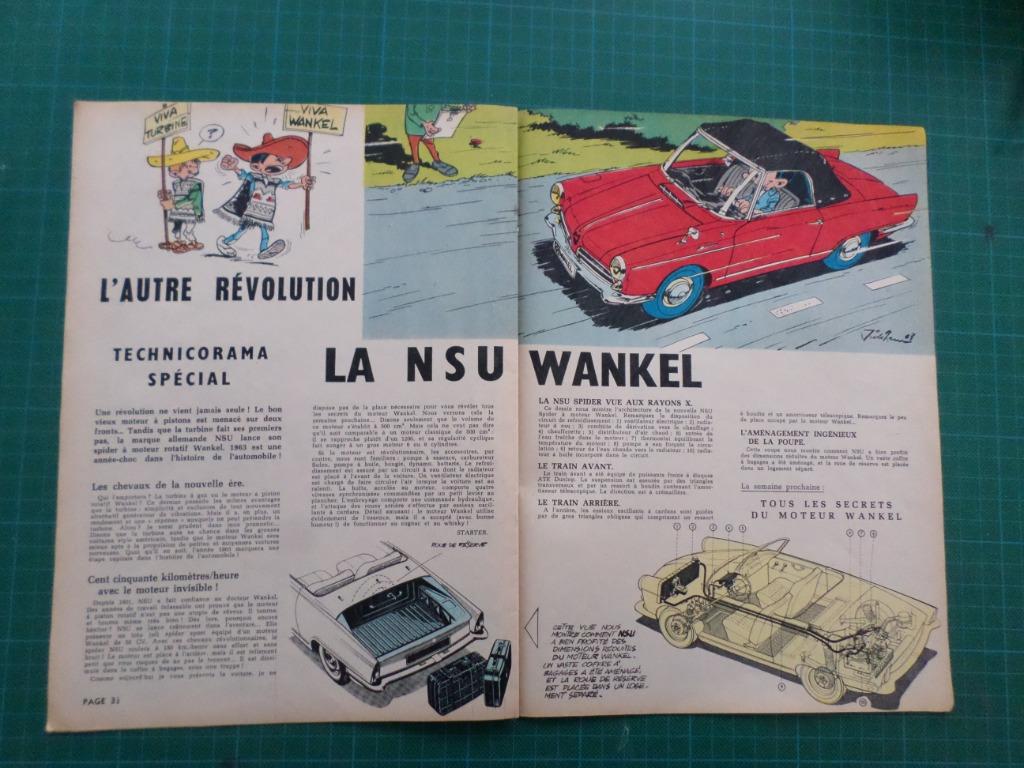 NSU Spider - article illustré - 1963, Collections, Enlèvement ou Envoi, Utilisé, Autres types