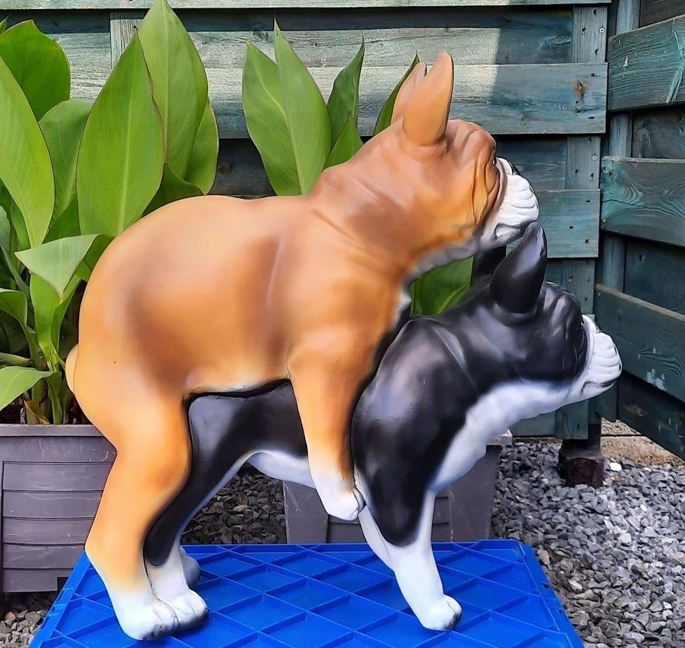 Franse bulldog´s honden,love dogs voor in&out,,,,,,, Tuin en Terras, Ophalen, Nieuw, Kunststof, Dierenbeeld