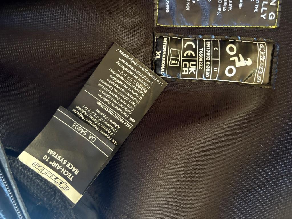 Alpinestars Tech Air 10 maat XL, Enlèvement ou Envoi, Seconde main, Femmes, Alpinestars