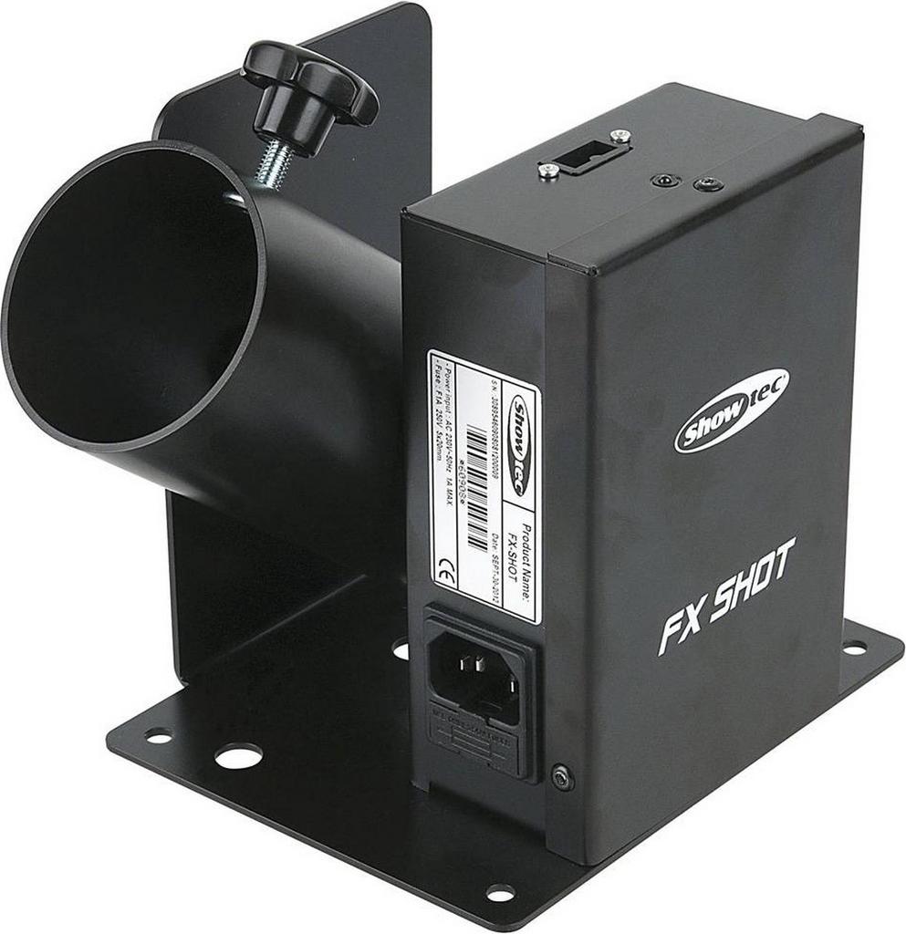 4x Showtec confetti fx shot, Musique & Instruments, Lumières & Lasers, Comme neuf, Enlèvement