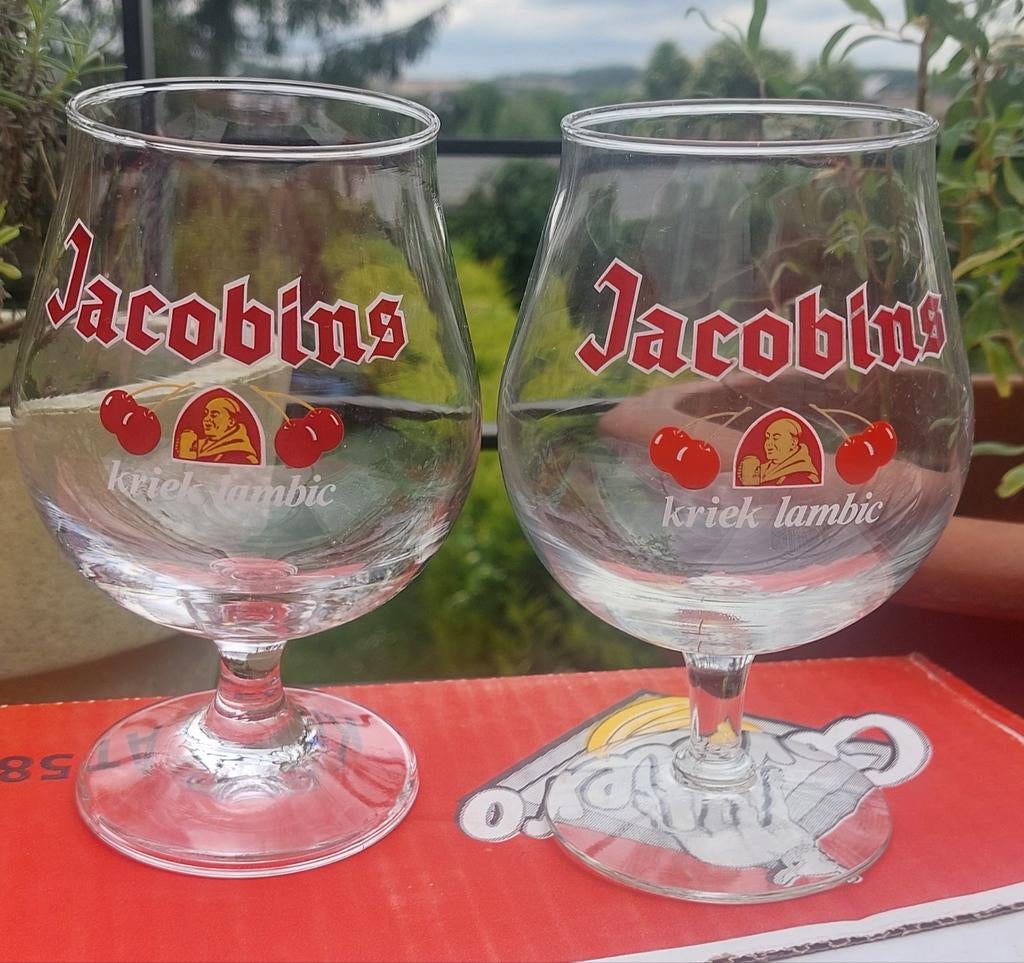 2 jacobins glazen, Verzamelen, Ophalen of Verzenden, Zo goed als nieuw