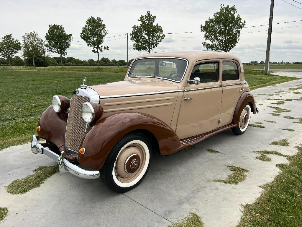 Mercedes 170 SV 1953, Achterwielaandrijving, 4 cilinders, Beige, Bedrijf