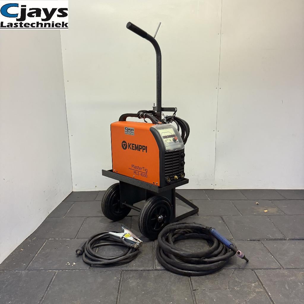 Kemppi MLS 4000 Tig Gasgekoeld Lasapparaat + Garantie, Ophalen of Verzenden, Gebruikt, 250 ampère, Tig