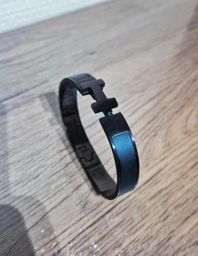 Hermès herenarmband, Ophalen of Verzenden, Zo goed als nieuw, Zwart