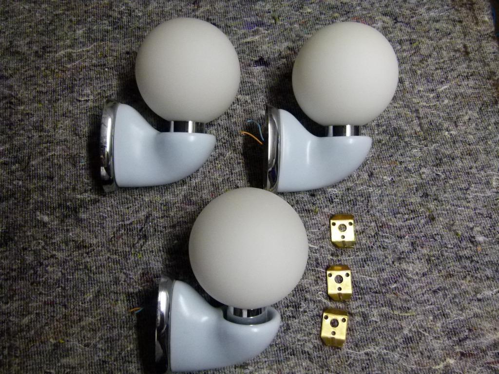 vintage set wandlampen Luigi Colani space age Crocus, Ophalen, Huis en Inrichting