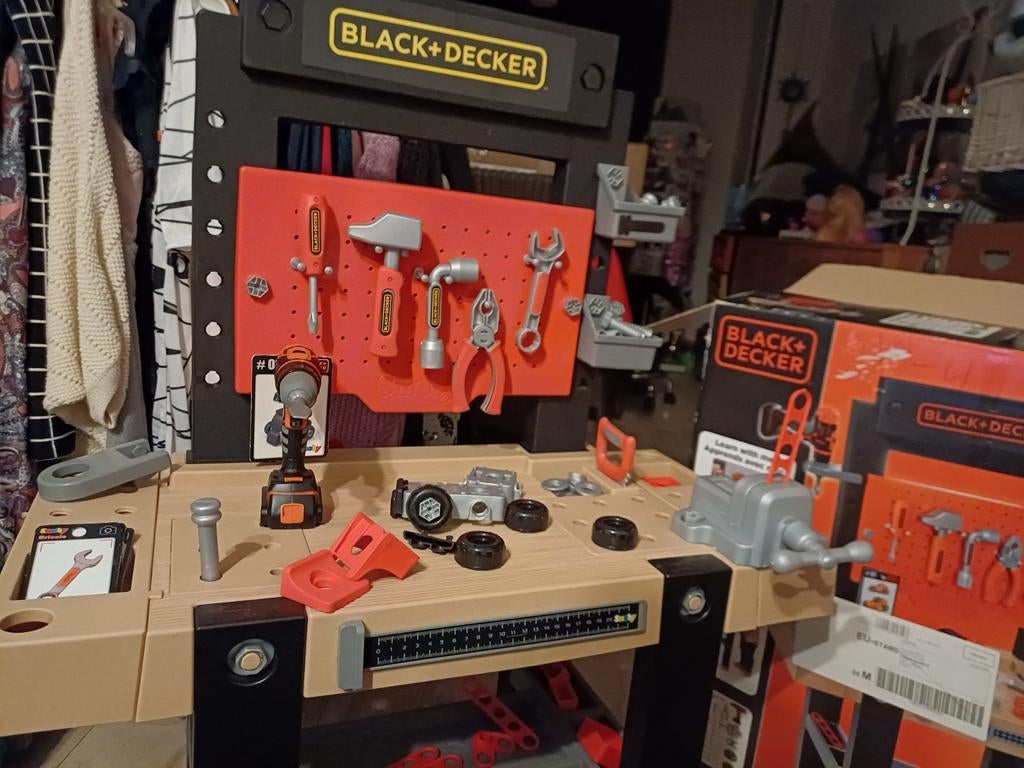 Speelgoed Smoby werkbank Black+Decker H103xB34xL73, Ophalen of Verzenden