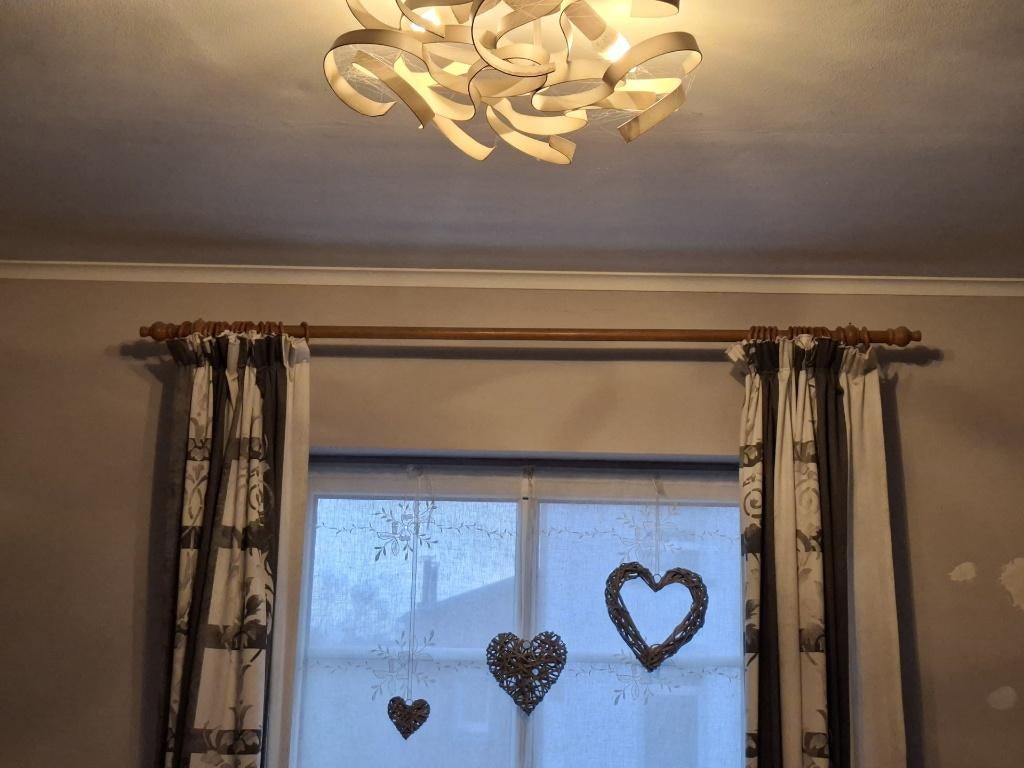 BARRES TENTURES BOIS, BOIS, 150 à 200 cm, Brun, Enlèvement