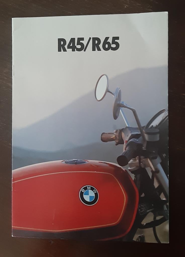 Folder BMW R45 R65, Motoren, Handleidingen en Instructieboekjes, Ophalen of Verzenden, BMW