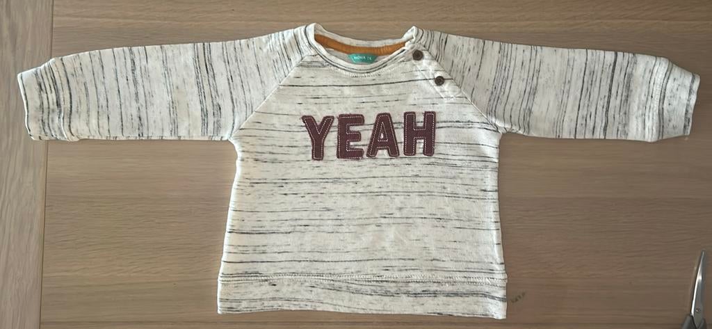 ⚽️ Truitje maat 74, Kinderen en Baby's, Babykleding | Maat 74, Truitje of Vestje, Ophalen of Verzenden, Zo goed als nieuw, Hema