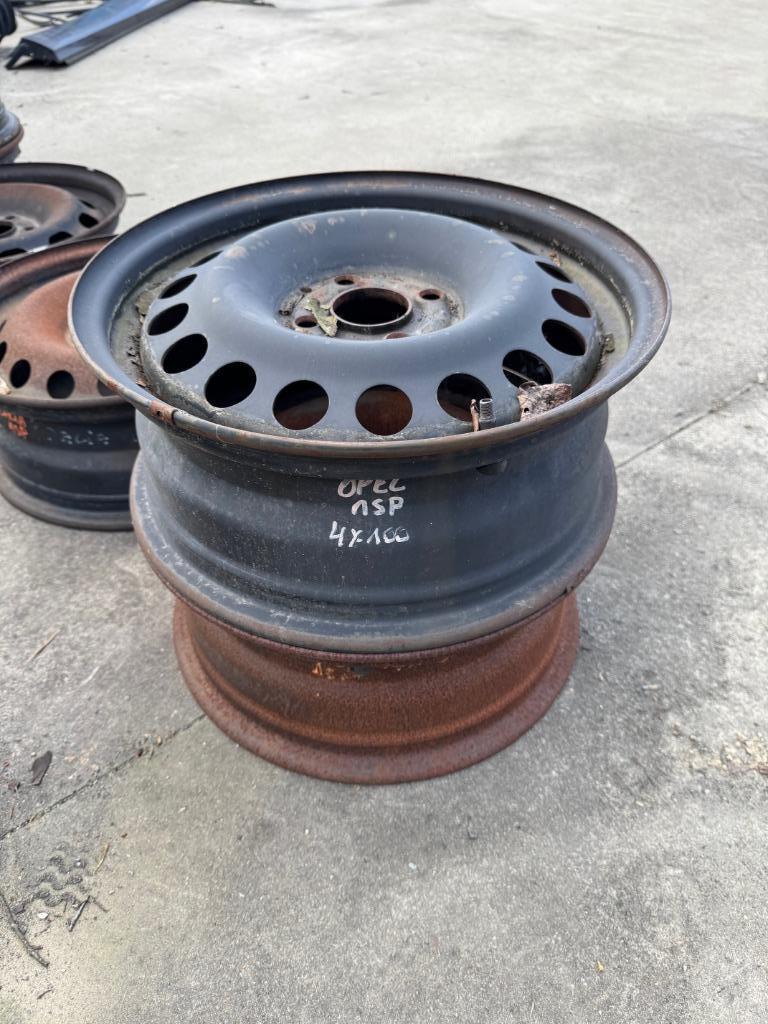 Jantes en tôle Opel 4x100 15 pouces, Autos : Pièces & Accessoires, Enlèvement, Utilisé, Opel