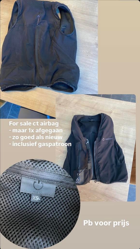 Cavalliera toscana airbag xs, Dieren en Toebehoren, Ophalen, Zo goed als nieuw