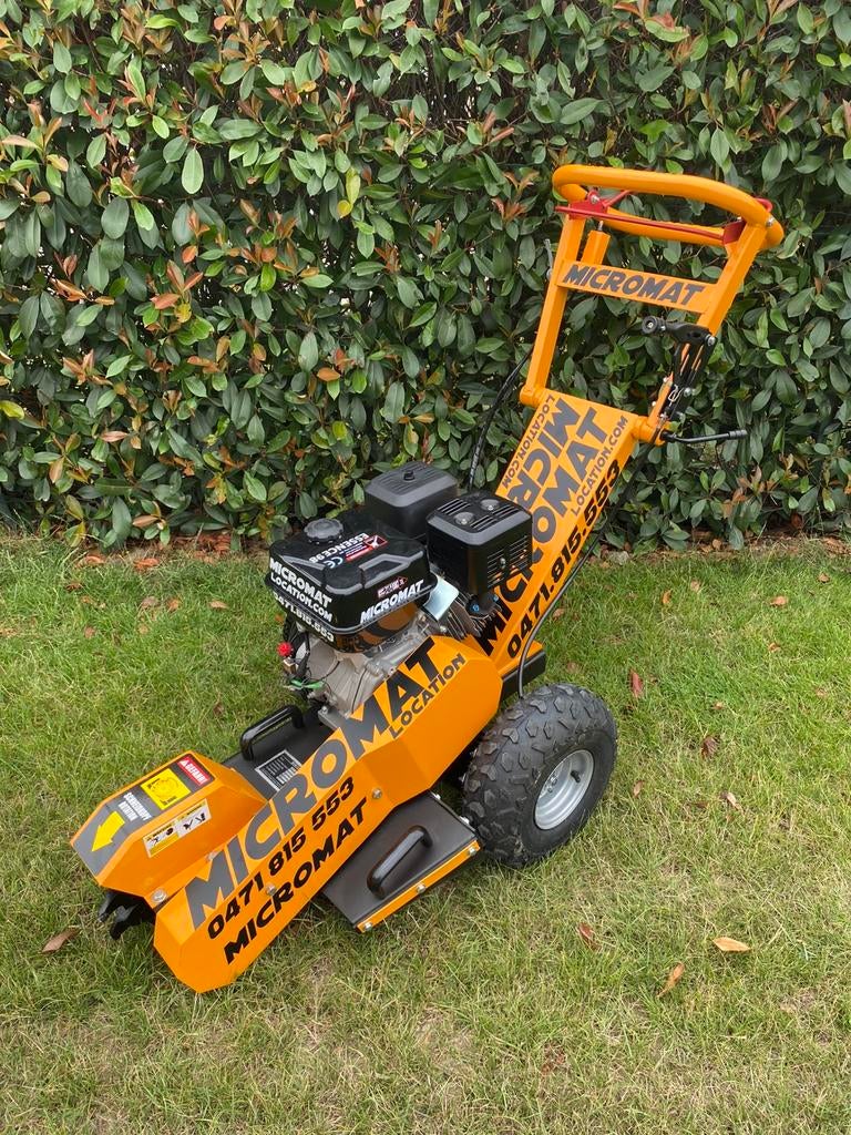 Location rogneuse de souche, Enlèvement, Utilisé