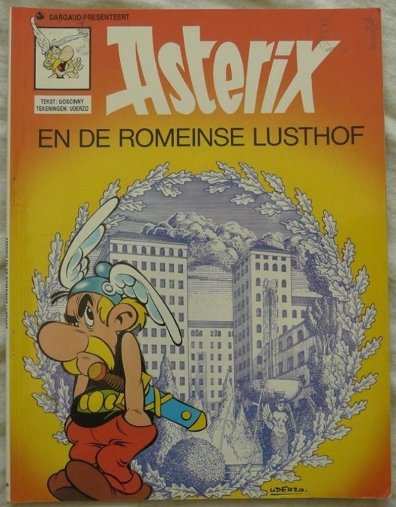 Strip Asterix, En De Romeinse Lusthof, Nr.18, Dargaud, 1993., Gelezen, Eén stripboek, Ophalen of Verzenden, Goscinny - Uderzo
