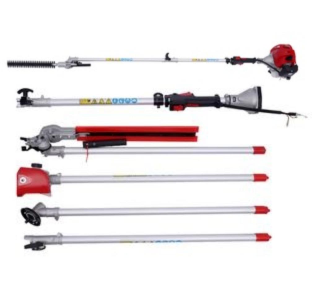 5-in1 Benzine Bosmaaier Heggeschaar Zaag Kant- en Grasmaaier, Ophalen of Verzenden, Nieuw