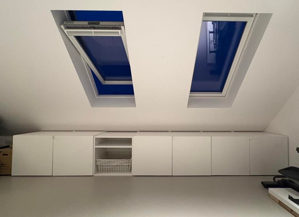 PLATSA IKEA met planken en manden, Enlèvement, Comme neuf