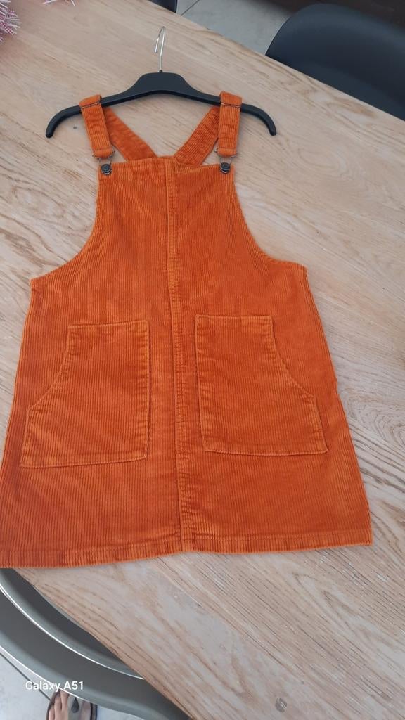 Salopette jurk maat 146, Kinderen en Baby's, Kinderkleding | Maat 146, Ophalen of Verzenden, Zo goed als nieuw
