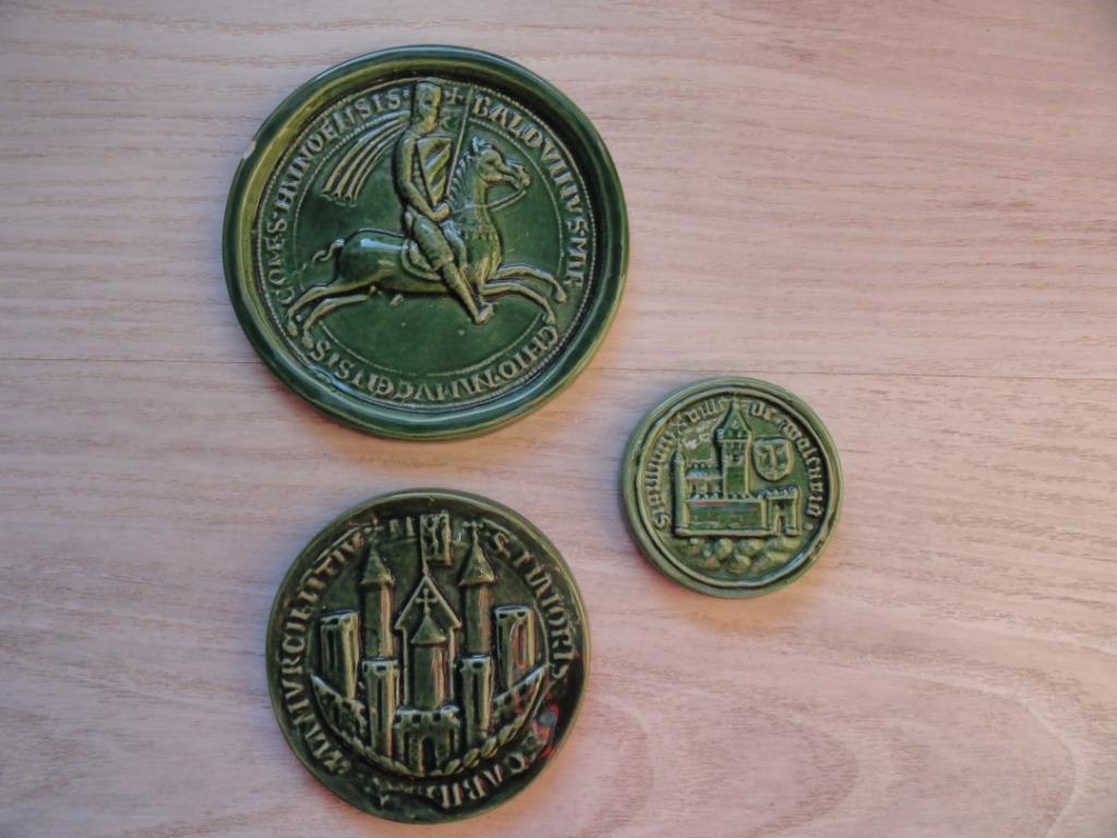 Plaques émaillées à suspendre, Antiquités & Art, Antiquités | Email, Enlèvement ou Envoi