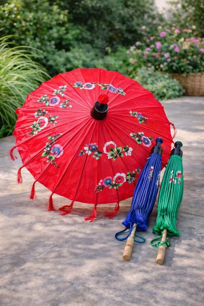 Thaise handparasols, 3 stuks, nieuw, Ophalen