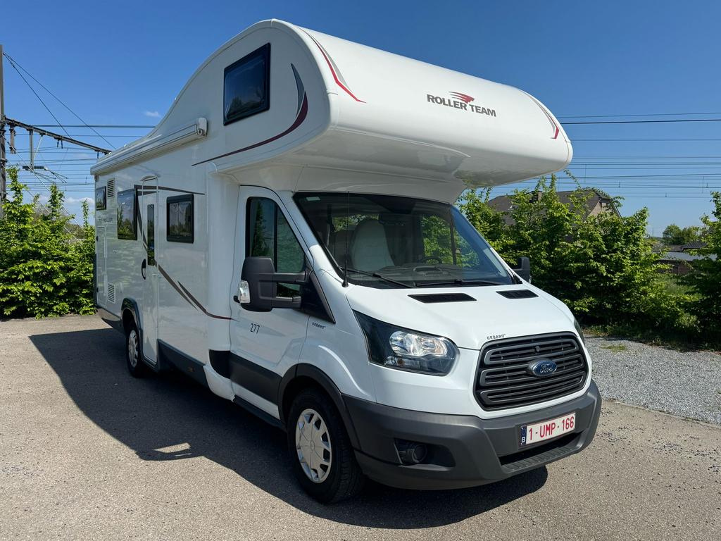 Ford Roller Team Camper 2018  nieuwstaat 12 maanden garantie, Caravans en Kamperen, Bedrijf, Diesel, Ford, Half-integraal