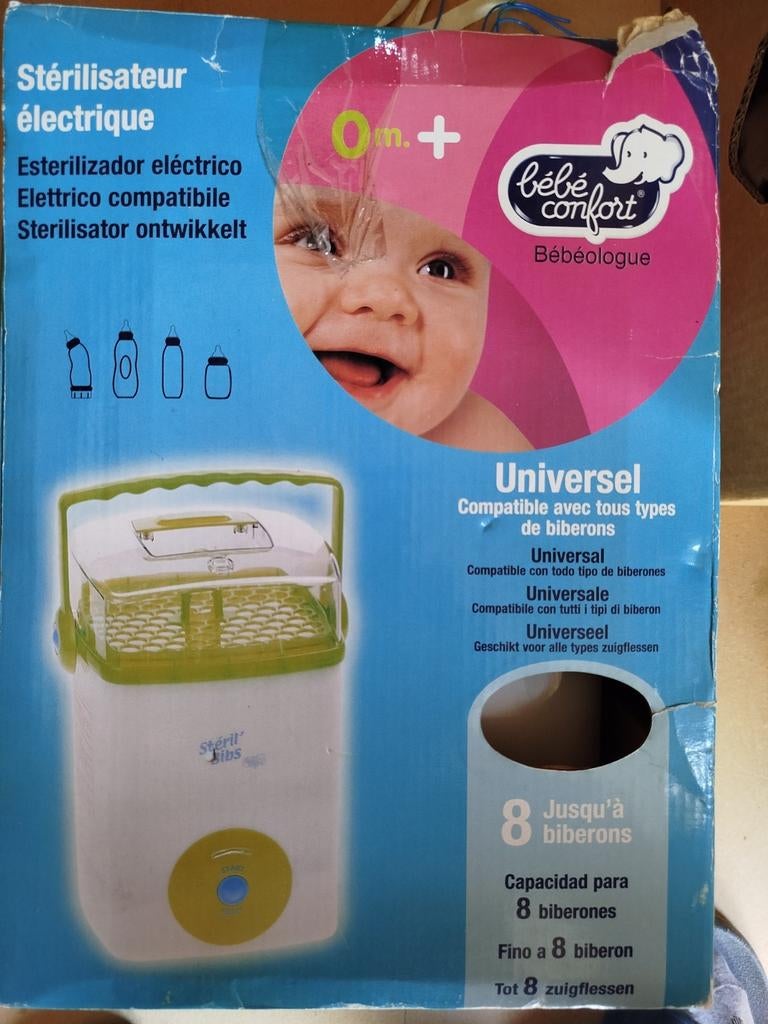 Stérilisateur électrique bébé confort, Enlèvement ou Envoi, Comme neuf, Stérilisateur