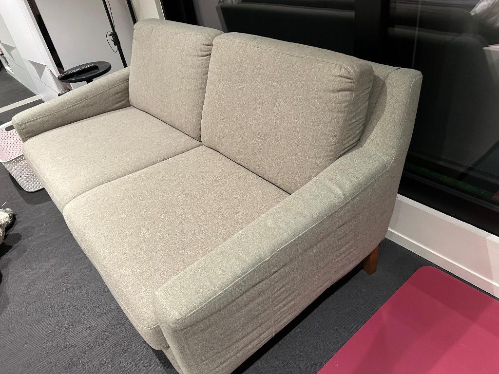 Prachtige zetel van la maison du monde, Huis en Inrichting, Ophalen, Gebruikt, Driepersoons, Rechte bank