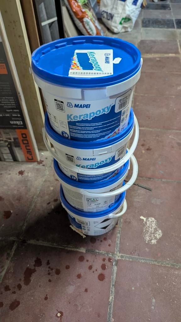 Kerapoxy, blanc, Bricolage & Construction, Dalles & Carrelages, Enlèvement