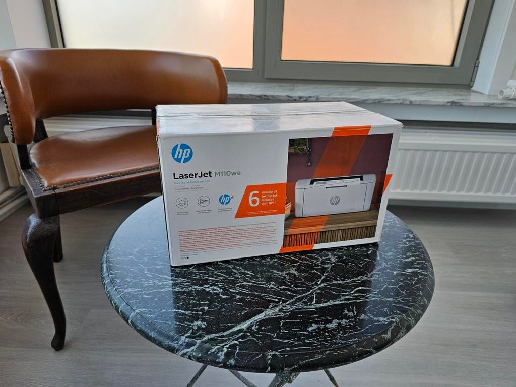 Laserprinter zwart wit HP m110we, Computers en Software, Printers, Ophalen of Verzenden, Zo goed als nieuw, Laserprinter, Draadloos