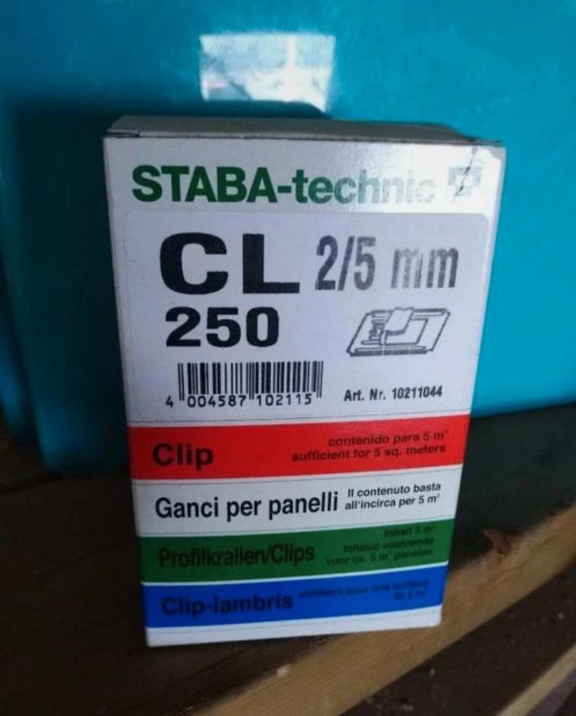 Clips voor wand- of plafondpanelen, Ophalen, Nieuw, Overige materialen