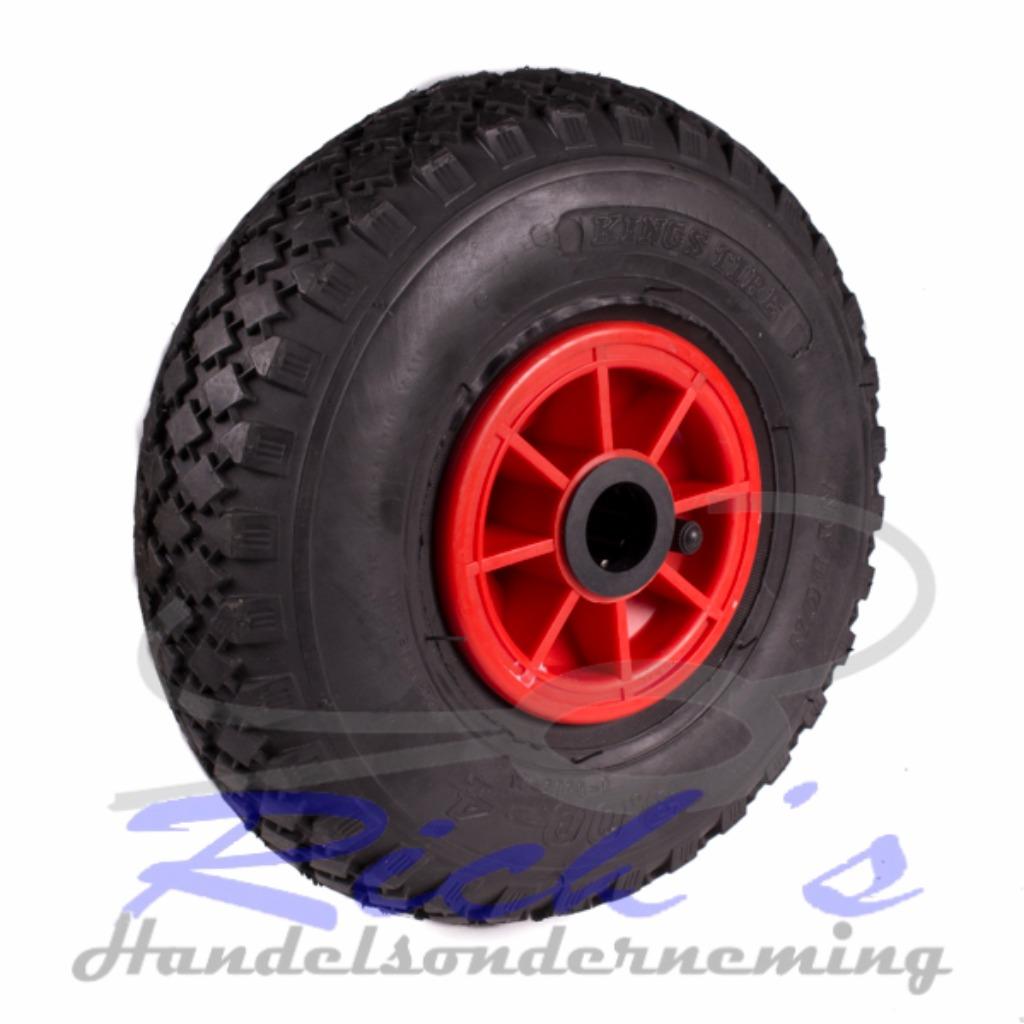 Bolderkarwiel / luchtbandwiel 3.00-4 asgat 25 mm, Caravanes & Camping, Chariots, Enlèvement ou Envoi