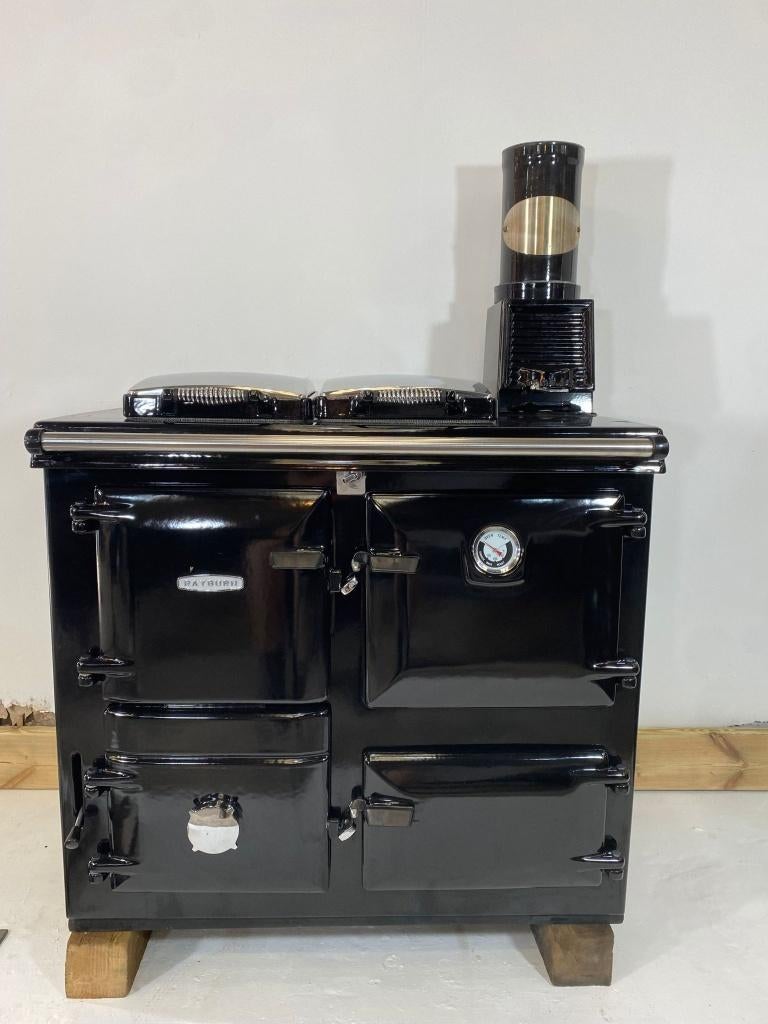 Poêle à bois Rayburn 355SFW avec fonction chaudière/CV, Classe énergétique A ou plus économe, Enlèvement ou Envoi, 85 à 90 cm