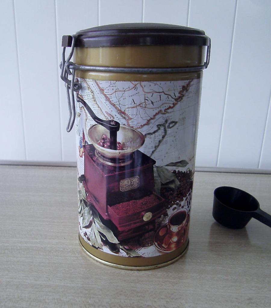 Metalen doos, Verzamelen, Ophalen of Verzenden, Gebruikt, Koffie