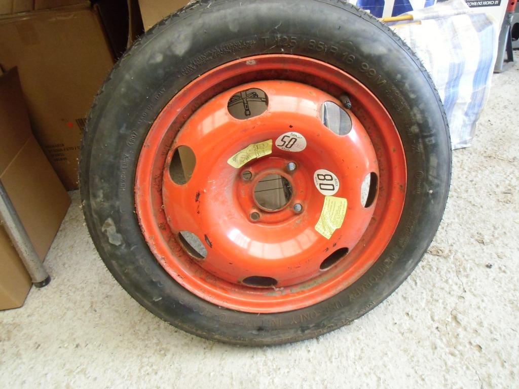 roue de secours, Autos : Pièces & Accessoires, Enlèvement ou Envoi, Neuf, Pneus et Jantes
