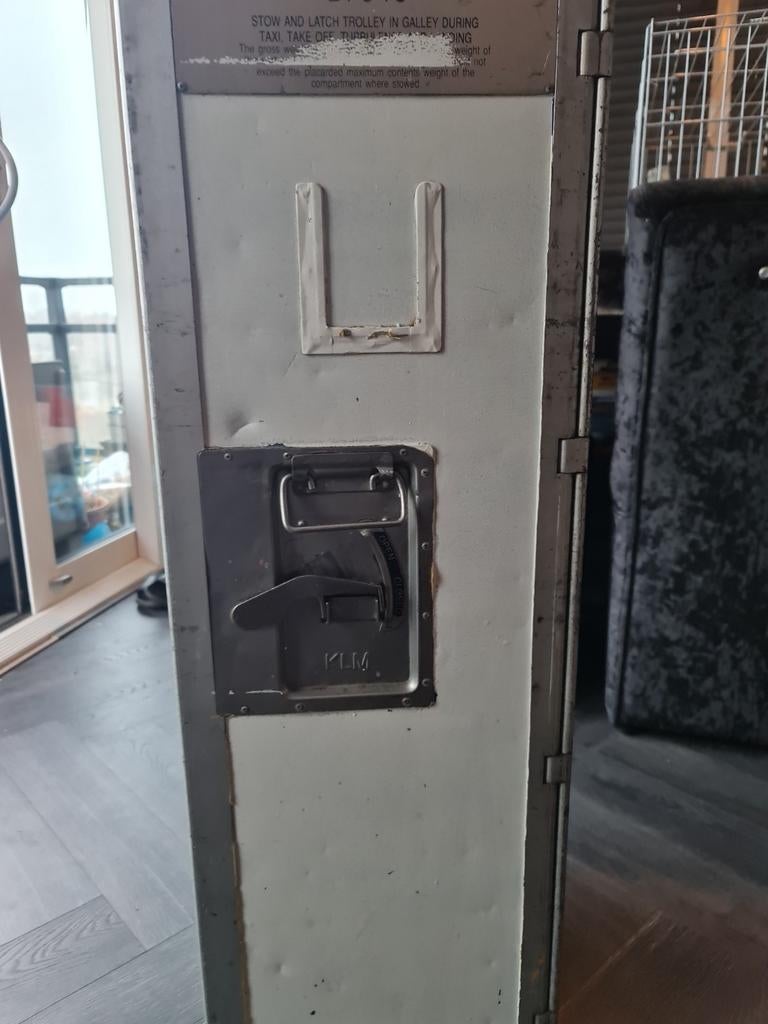 Trolley d'avion KLM original - Trolley d'avion vintage, Enlèvement, Utilisé