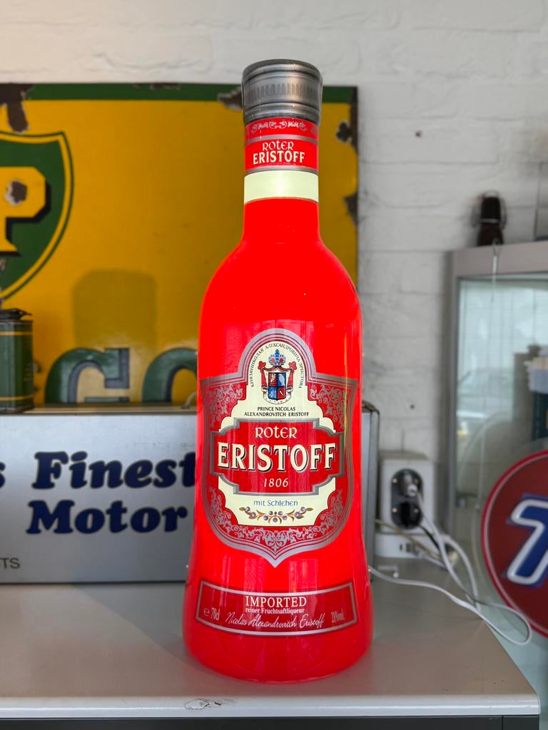 Boîte à lumière publicitaire Eristoff, Collections, Enlèvement, Utilisé, Table lumineuse ou lampe (néon)