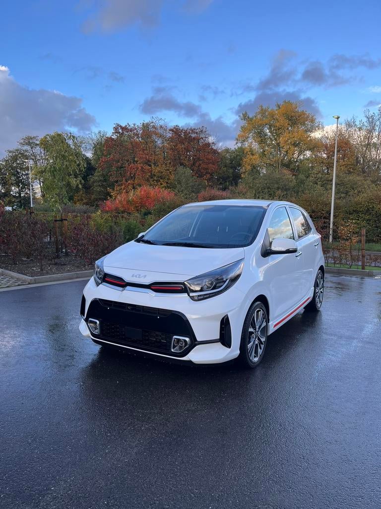 Kia Picanto 2024 4750km! Nieuwstaat!, Autos, Kia, Cuir, Euro 6, Noir, 5 portes