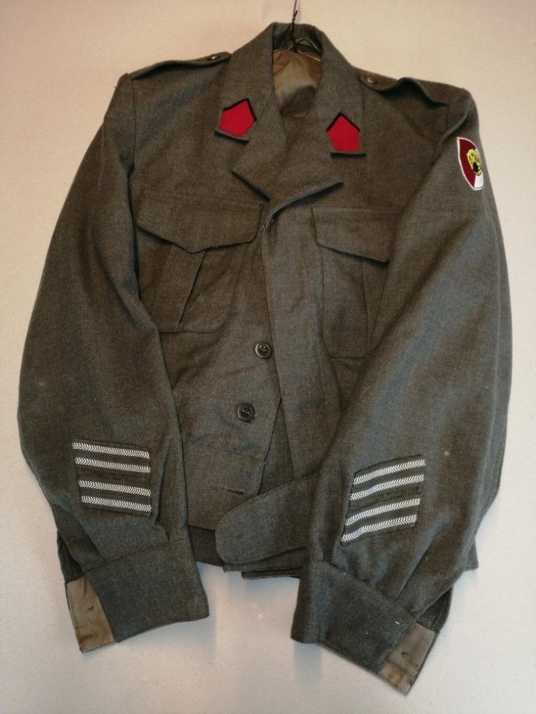 BELGIQUE - 1 SERGENT LIGNE - 1970, Enlèvement ou Envoi, Armée de terre, Vêtements ou Chaussures