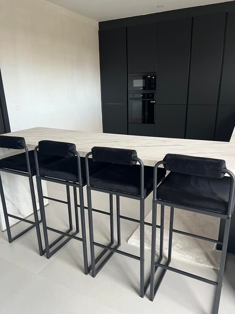 Tabourets de bar moderne, Maison & Meubles, Tabourets de bar, 4 tabourets, Enlèvement, Comme neuf