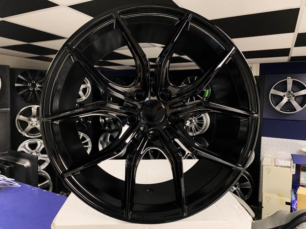 IN STOCK: NIEUWE set 19 inch 5x108 aluminium sport velgen, Neuf, Enlèvement ou Envoi, Pneus été, 19 pouces