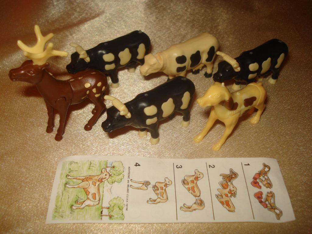 KINDER Animaux de la Ferme & de la Forêt Ancienne Série 1989, Collections, Enlèvement ou Envoi, Comme neuf, Figurines