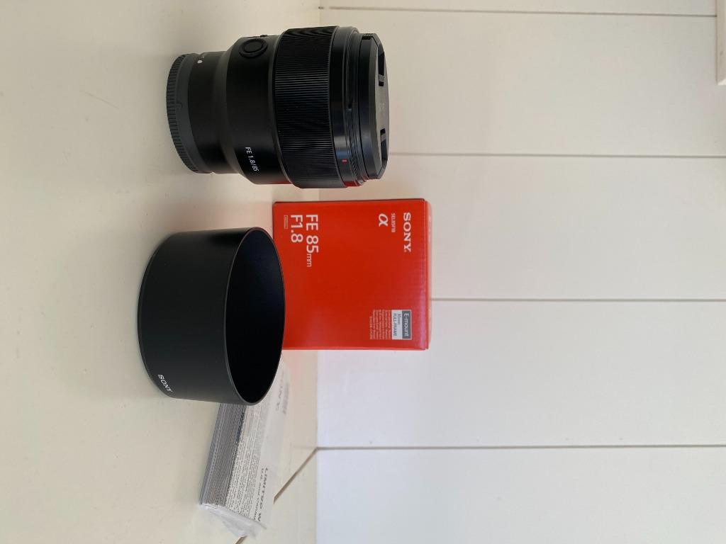 Lens: Sony 85mm 1.8 (nieuwstaat), Enlèvement, Comme neuf, Lentille standard