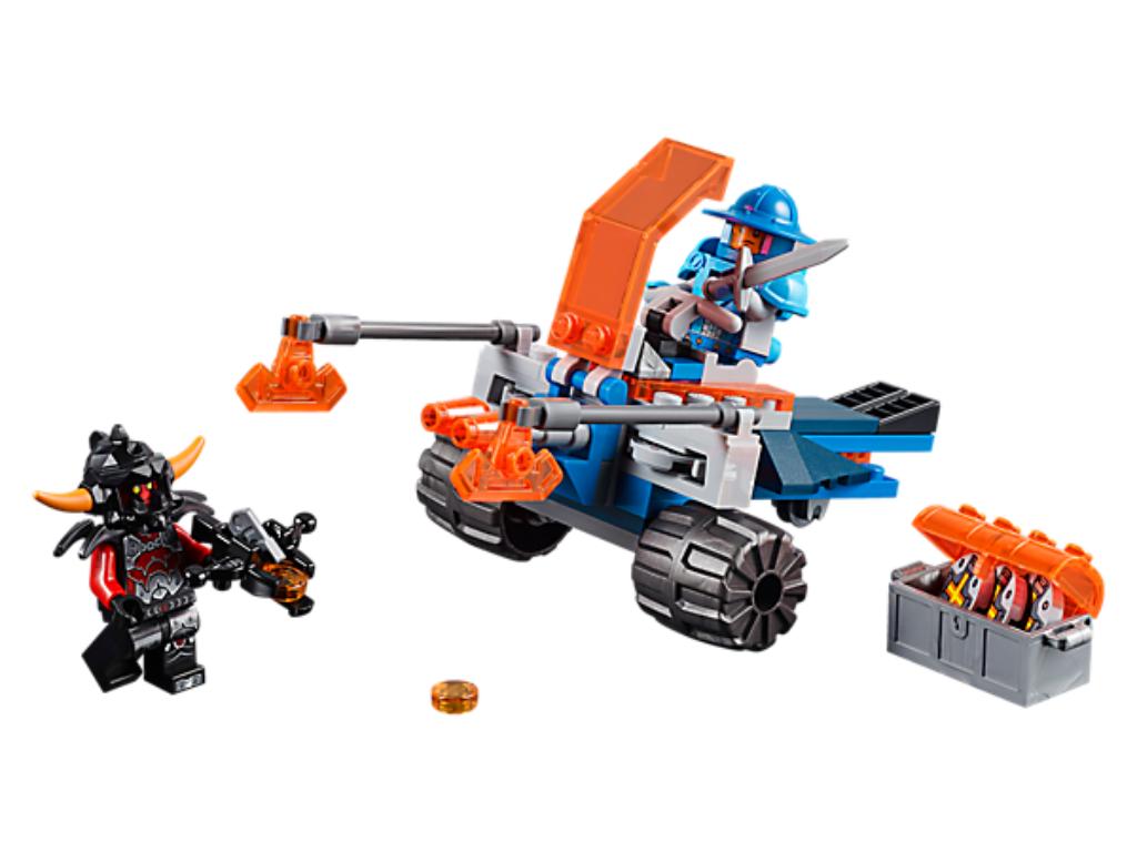 Lego Nexo Knights - 70310 Knighton Battle Blaster, Ophalen of Verzenden, Zo goed als nieuw, Complete set, Lego