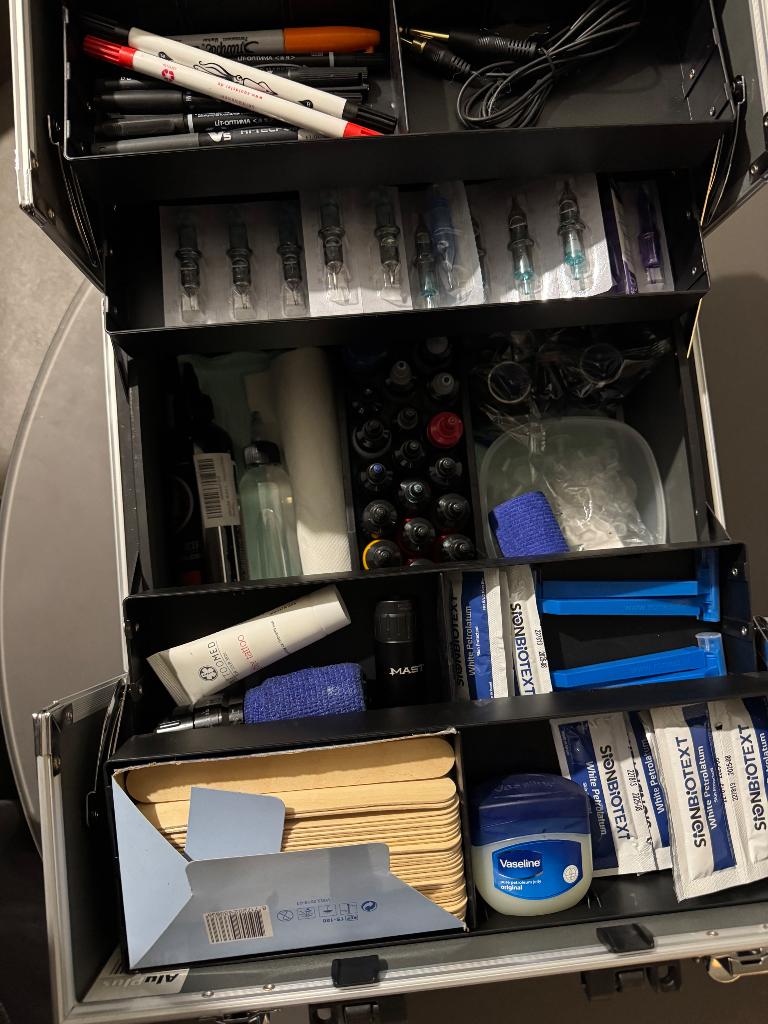 Volledige Tattoo Starter Set, Ophalen, Gebruikt