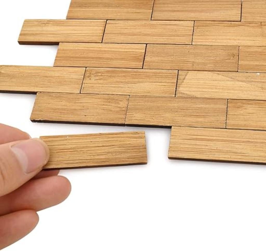 Accessoires iLand Dollhouse, revêtement de sol en bambou, Envoi, Neuf, Maison de poupées