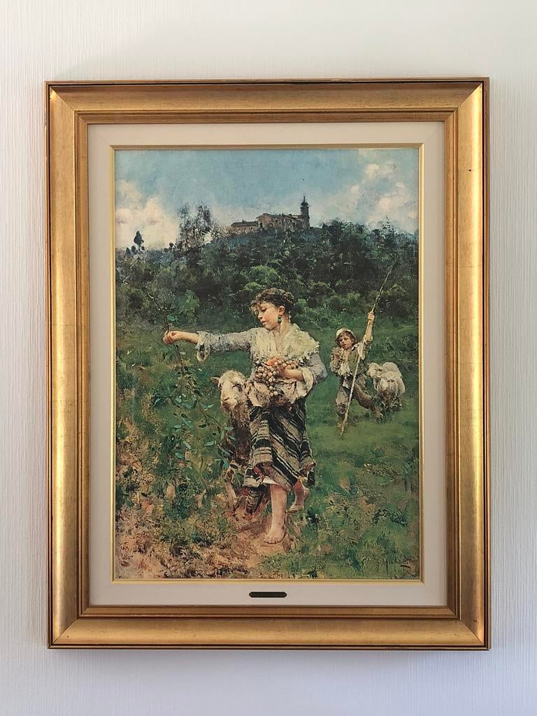 Schilderij “La Pastorella”, Ophalen