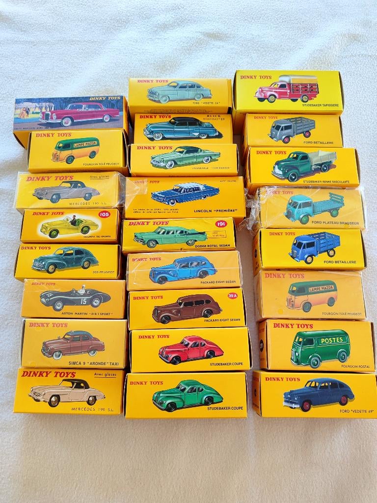 Dinky ATLAS _ Set van 25 Atlas _ vanaf €9, Ophalen of Verzenden, Gebruikt, Auto, Dinky Toys