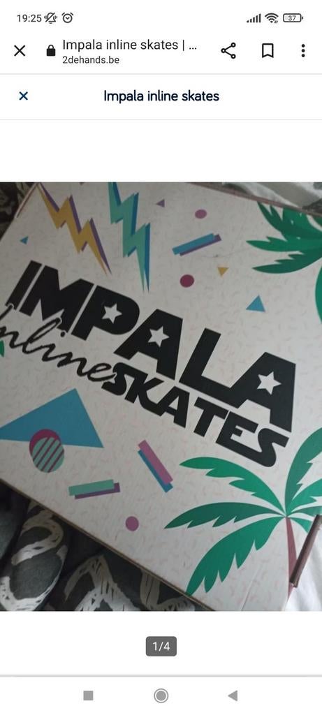 Skeelers impala maat 39, Ophalen