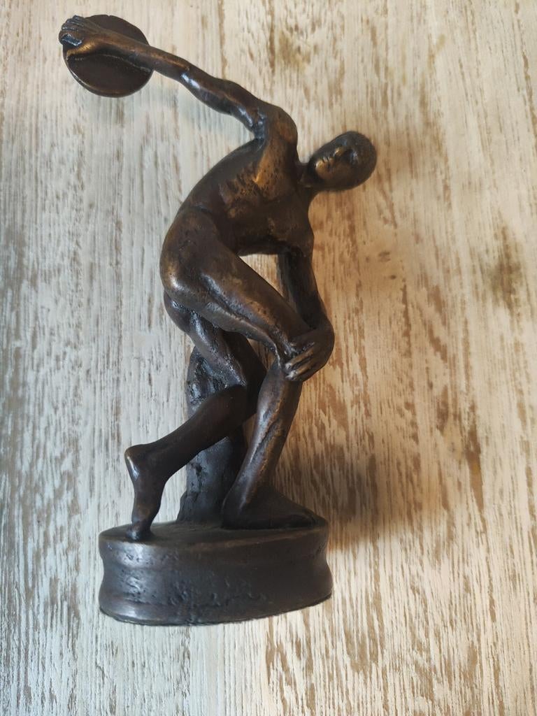 .Replika antieke Griekse sculptuur DISCOBÓLOS .Discuswerper., Ophalen of Verzenden
